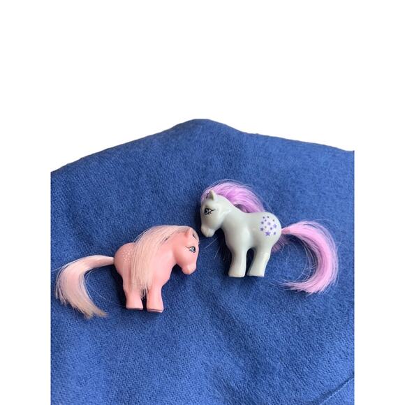 My Little Pony 1 Inch Minifigs Blue Belle Cotton Candy Minifigurines Hasbro - Picture 6 of 9